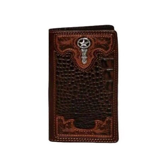 Silver Creek Southern Desperado Checkbook Wallet Leather - Picture 7 of 7